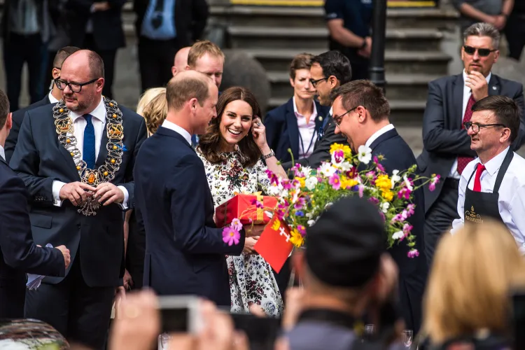 Księżna Kate i książę William z wizytą w Gdańsku, 2017 r.