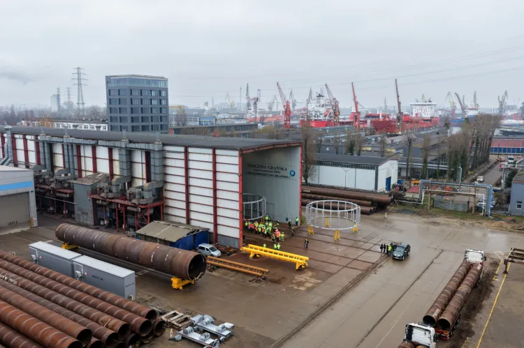 Grupa Przemysłowa Baltic ukończyła pierwsze konstrukcje stalowe fundamentów projektu Baltica 2.