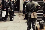 Grupa Rekonstrukcji Historycznej Obrony Wybrzeża podczas wydarzenia "32 dni obrony Helu"