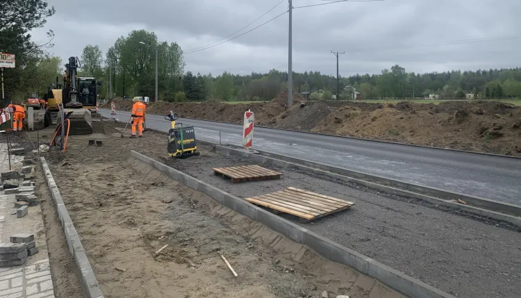 Prace na ul. Wiczlińskiej trwają od początku roku.
