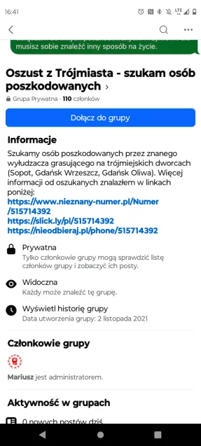 Michał Józef B. - takie dane pokazuje poszkodowanym oszust.