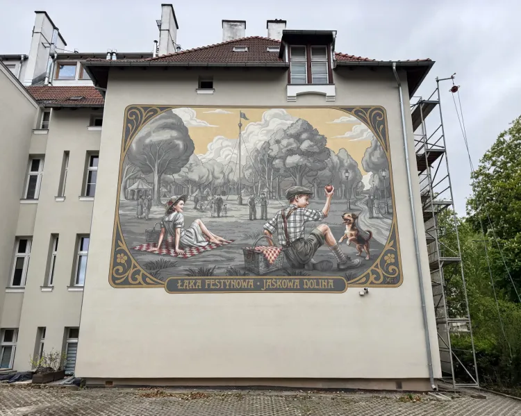 Nowy mural we Wrzeszczu już odsłonięty.