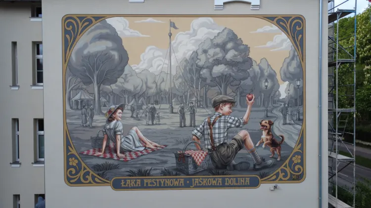 Nowy mural we Wrzeszczu już odsłonięty.