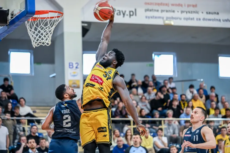Dylan Addae-Wusu był najskuteczniejszym graczem Energi Trefla Sopot w przegranym meczu z Dzikami Warszawa.