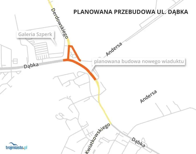 Przebudowa ul. Płk. Dąbka ma potrwać 15 miesięcy.