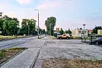 Odcinek, na którym powstanie wydzielona droga rowerowa usytuowana równolegle do chodnika.