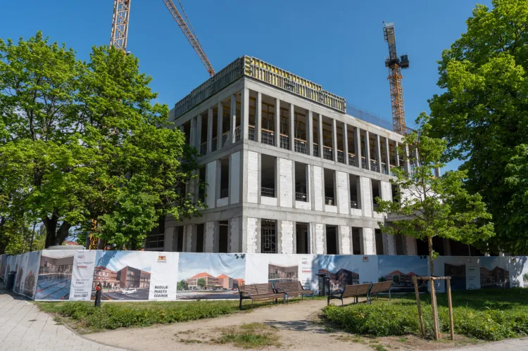 Basen we Wrzeszczu - budowa znajduje się na zaawansowanym etapie. 