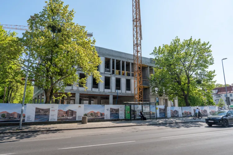 Basen we Wrzeszczu - budowa znajduje się na zaawansowanym etapie. 