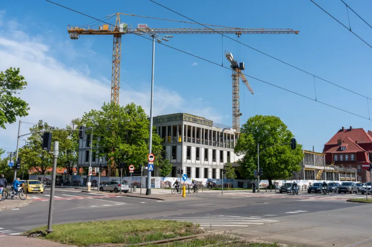 Basen we Wrzeszczu - budowa znajduje się na zaawansowanym etapie. 