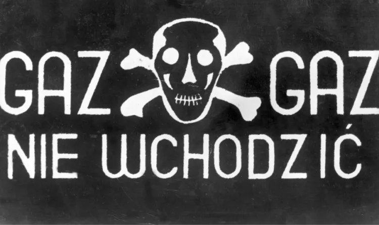 Tabliczka używana przez wojska chemiczne WP.