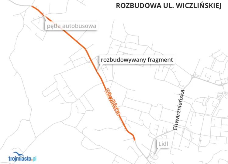 Ten fragment ul. Wiczlińskiej zostanie zamknięty.