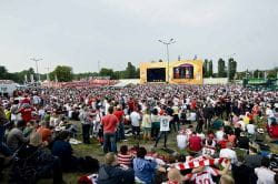 Ponad 20 tys. osób bawiło się w strefie kibica w Gdańsku.