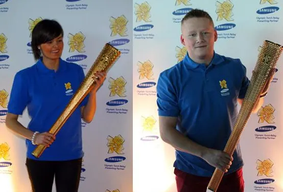 Karolina Olszanowicz i Mateusz Słodkowski znaleźli się pośród 8 tysięcy uczestników sztafety z ogniem olimpijskim.