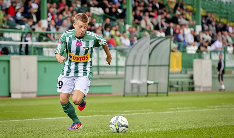 18-letni Łukasz Kacprzycki czeka na oficjalny debiut w pierwszej drużynie Lechii.