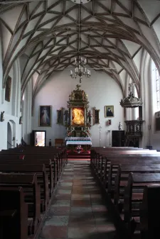 Wnętrze kaplicy św. Anny.