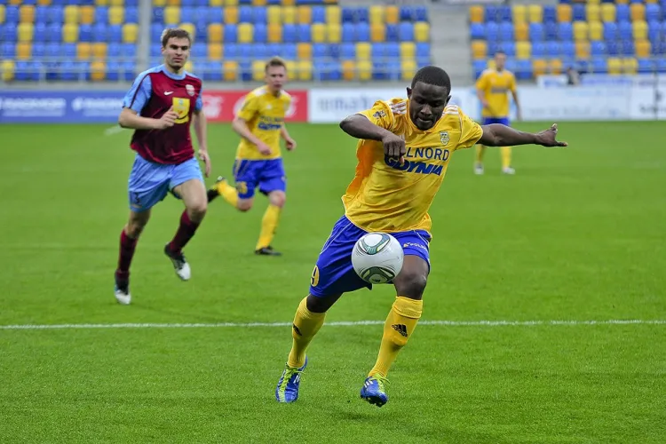 Charles Nwaogu odzyskał miejsce w podstawowym składzie Arki, ale w przeciwieństwie do drugiego przywróconego do gry w "11" piłkarza Arki - Marcina Radzewicza - za zaufanie nie odwdzięczył się trenerowi golem. 