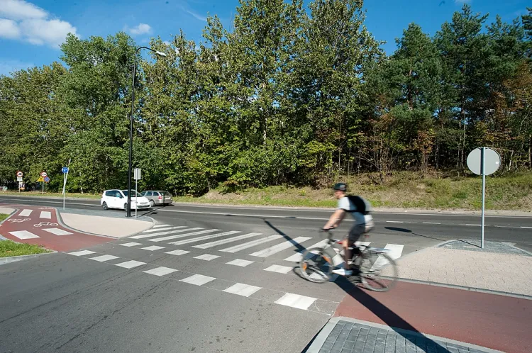 Kierowcy skarżą się, że rowerzyści pędzą nawet 50 km/h po ścieżce przy ul. Jaśkowa Dolina.