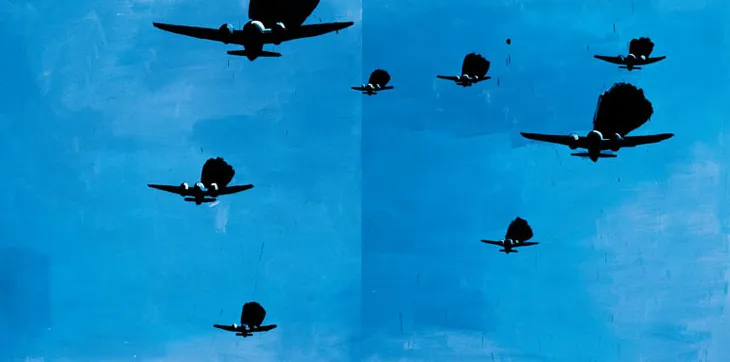 Obraz za milion złotych - "Samoloty" Wilhelma Sasnala. Trójmiejscy artyści sprzedają swoje prace wielokrotnie taniej.