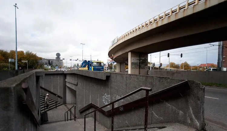 Nie tylko tunele pod Podwalem Przedmiejskim, ale też estakada nad Węzłem Unii Europejskiej powinna zniknąć z centrum miasta.