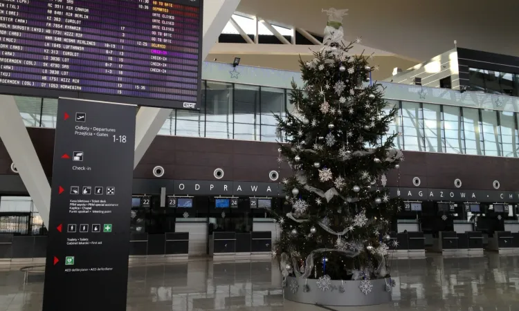 Lotnisko w święta funkcjonuje tak samo jak w pozostałe dni w roku.