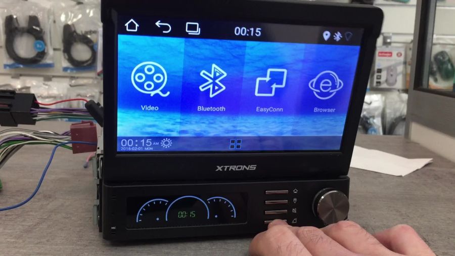 Radio Xtrons Android ekran dotykowy 7 cali 1 DIN: wideo 16921